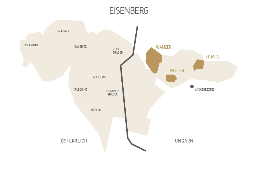 Eisenberg - The sites - Austria-Hungary - NADOR wine region
